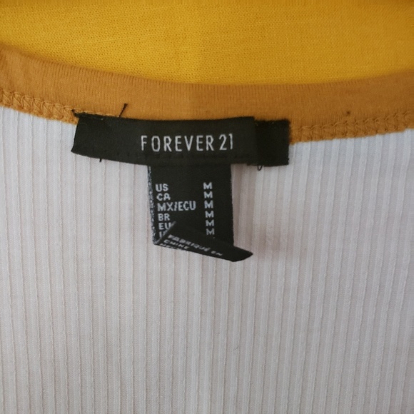 Forever 21 V-Neck rib tee - Picture 2 of 3